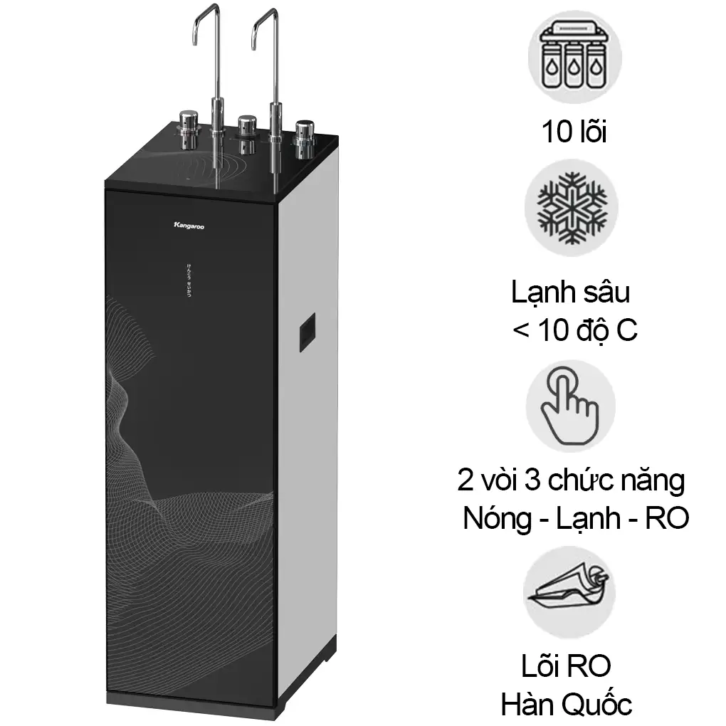 Máy Lọc Nước Kangaroo Hydrogen Infinity Nóng Lạnh KG10A14 10 Lõi